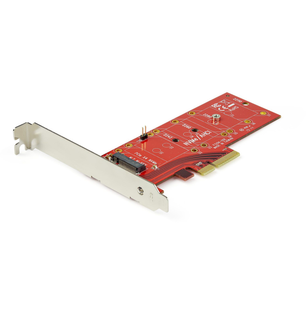Adaptateur StarTech PCI Express x4 vers SSD M.2 PCIe - Carte d'extension pour SSD M.2 NGFF