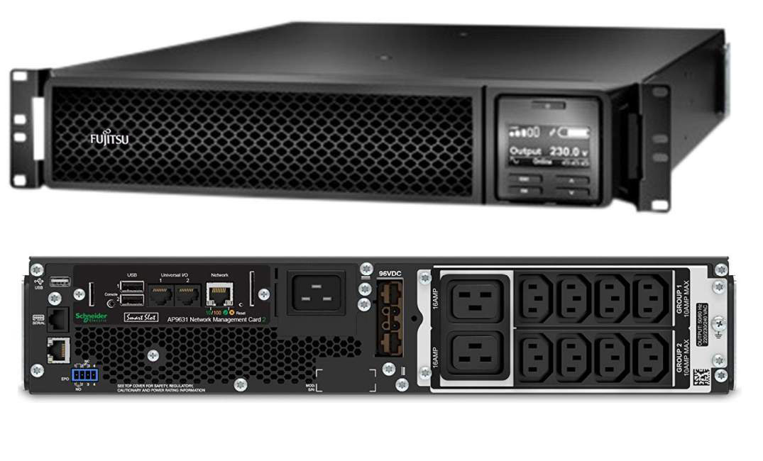 Onduleur APC ON-LINE double conversion Smart-UPS SRT 3 000VA Rack 230V avec carte réseau