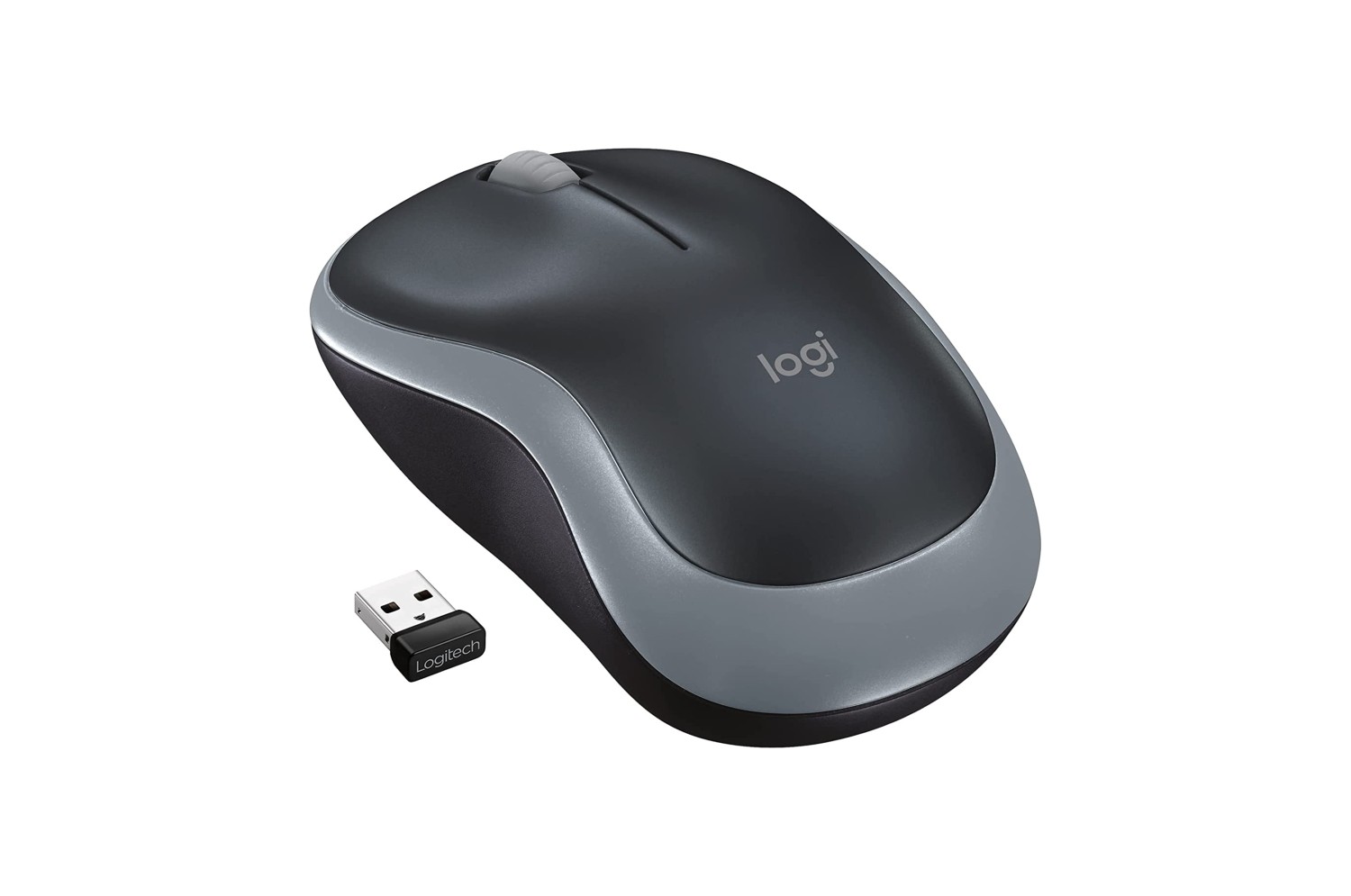 Souris sans fil Logitech M185 - Gris élégant