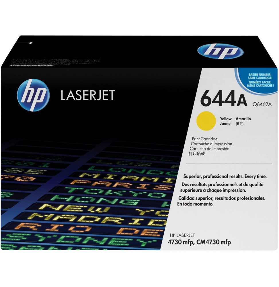 HP 644A Jaune - Toner HP LaserJet d'origine