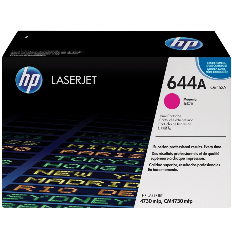 HP 644A Magenta - Toner HP LaserJet d'origine