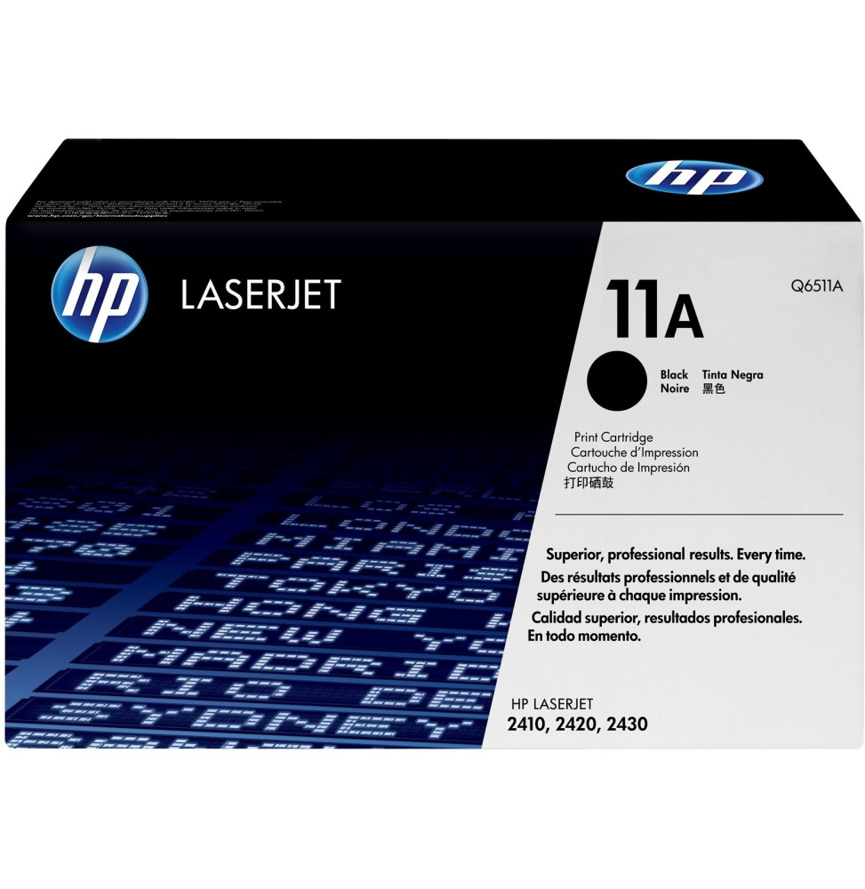 HP 11A Noir - Toner HP LaserJet d'origine