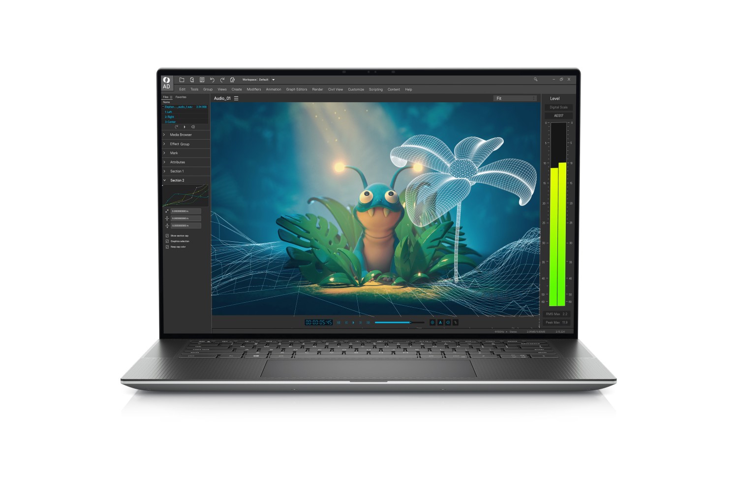 Ordinateur portable professionnel Dell Mobile Precision 5570 i7-12800H avec NVIDIA RTX et Windows 10 Pro