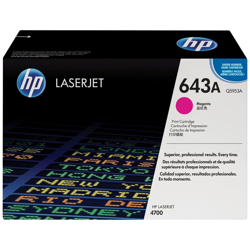 HP 643A Magenta - Toner HP LaserJet d'origine