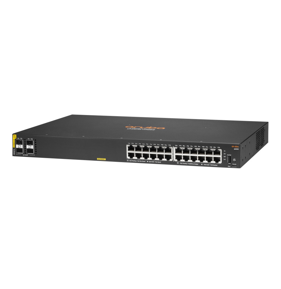 Switch Aruba 6000 24G Classe 4 PoE 4SFP 370 W