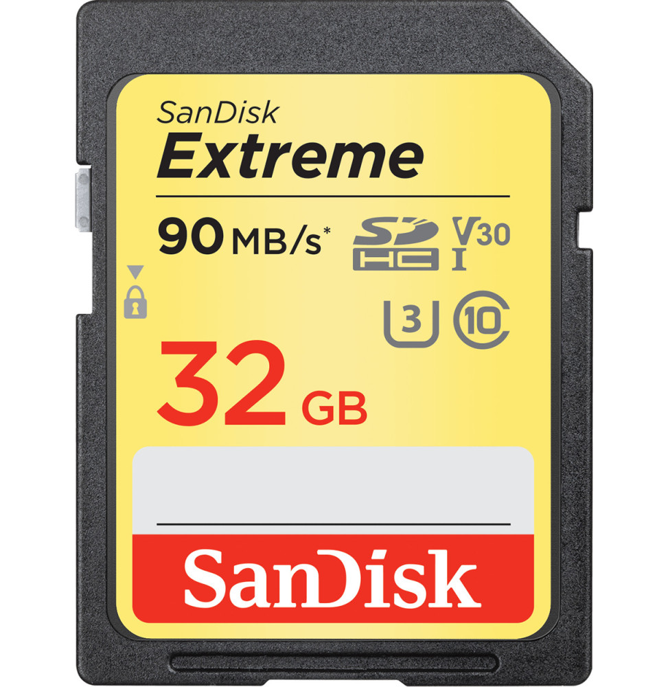 Carte SDHC SanDisk Extreme UHS-I 32GB