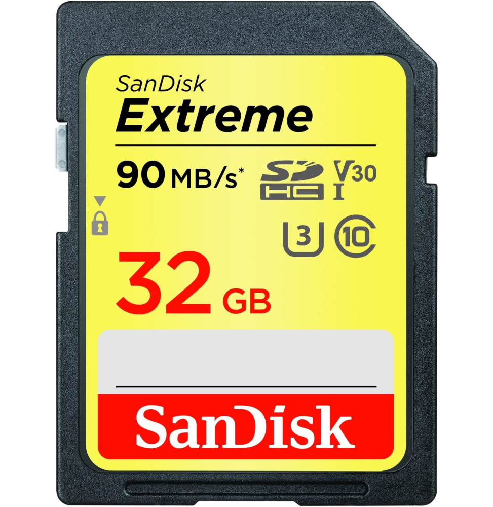 SanDisk Extreme SDHC UHS-I Card 32 Go