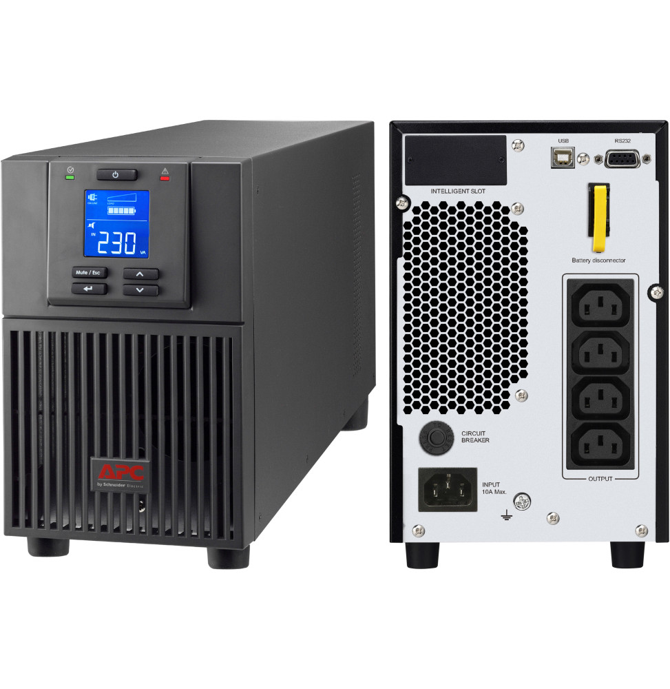 Onduleur On-line APC Easy UPS SRV SRV2KI - 1600 W / 2000 VA - 4 prises C13