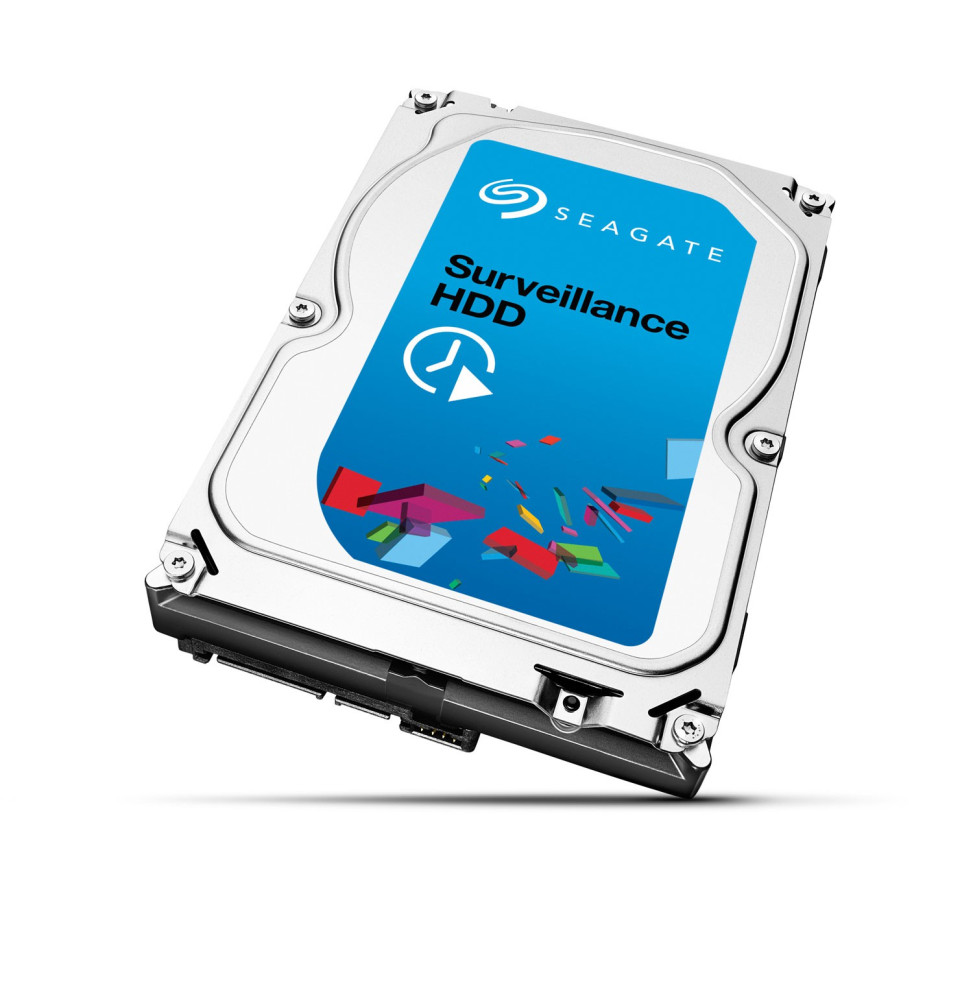 Disque dur interne 3.5" Seagate Surveillance HDD 5900 tr/min pour les systèmes de surveillance actifs