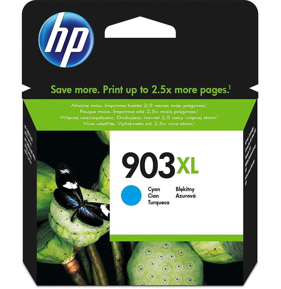HP 903XL Cyan - Cartouche d'encre grande capacité HP d'origine