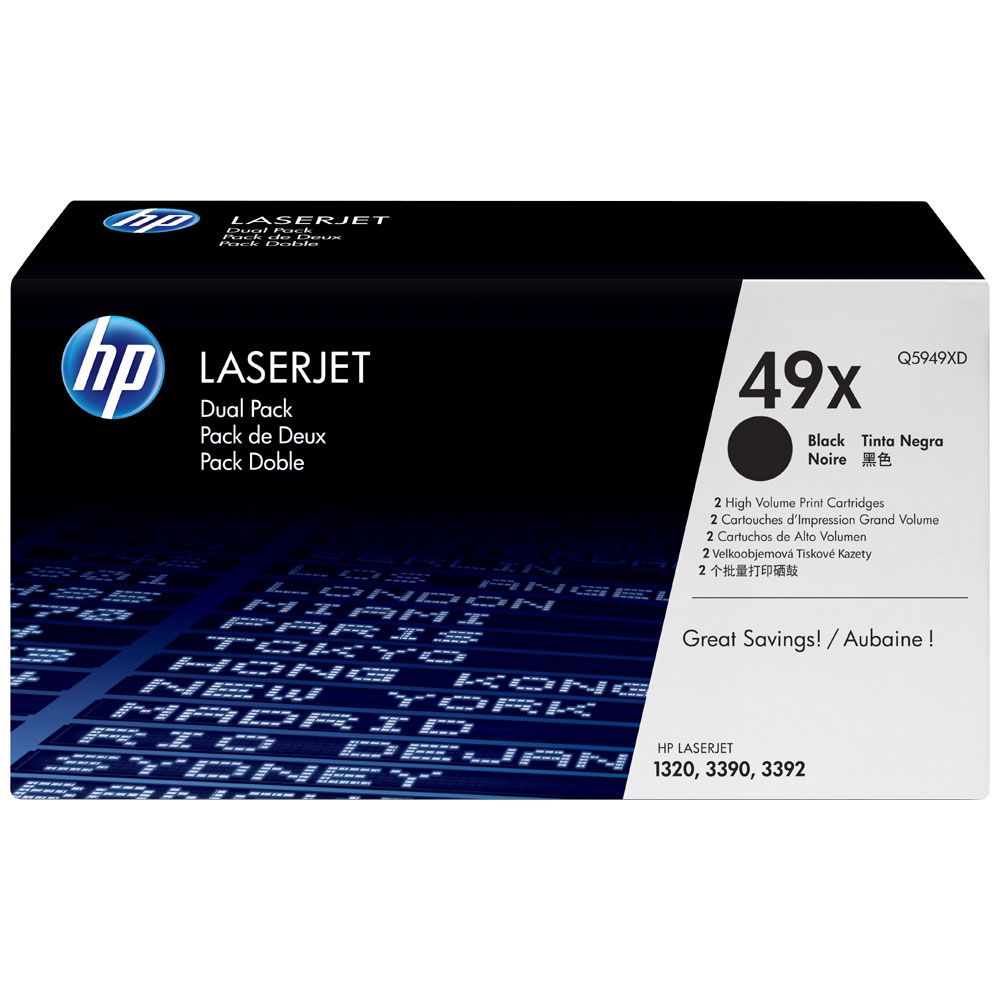 HP 49X Noir  - Toner grande capacité HP LaserJet d'origine