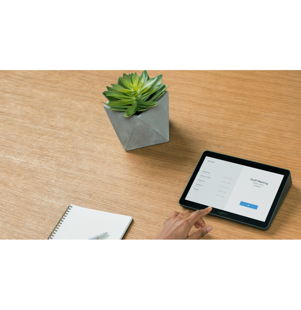 Contrôleur tactile Logitech Tap pour les salles de visioconférence