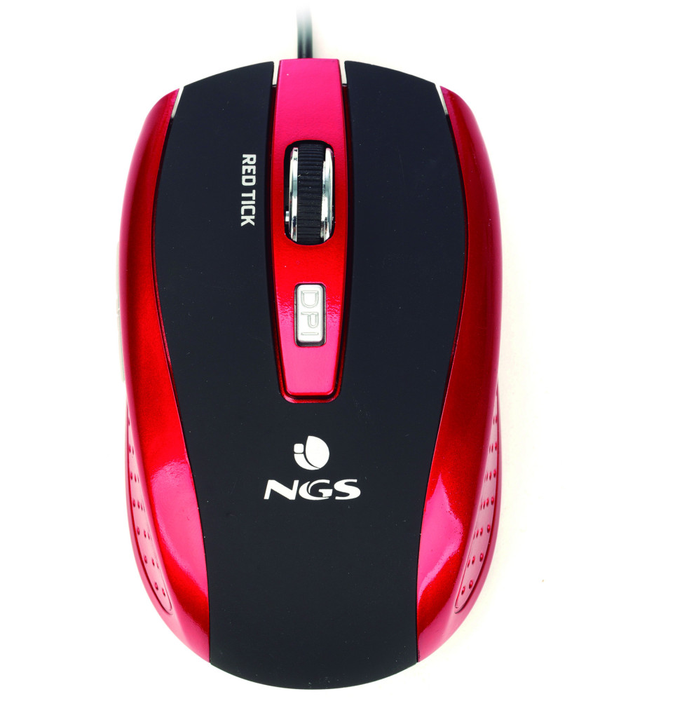 Souris filaire NGS Tick Rouge