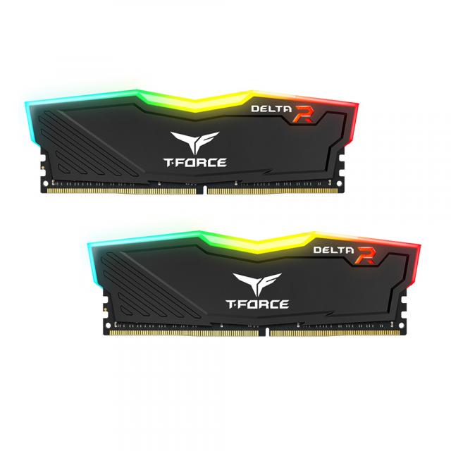 TeamGroup Delta RGB 8GB DDR4 3000MHz (Noir) : Mémoire RAM DDR4 8 Go avec éclairage RGB dynamique