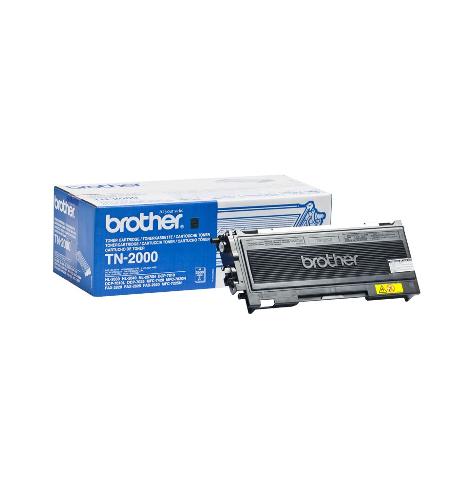 Brother TN-2000 Noir - Toner Brother d'origine