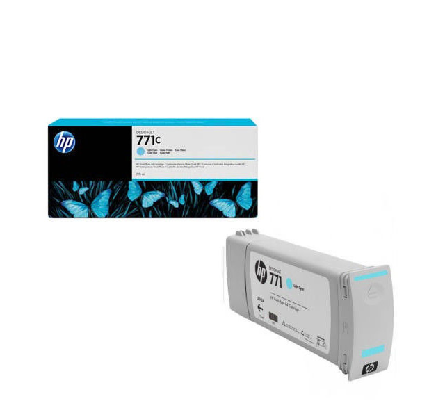 HP 771C Cyan Clair - Cartouche d'encre HP d'origine