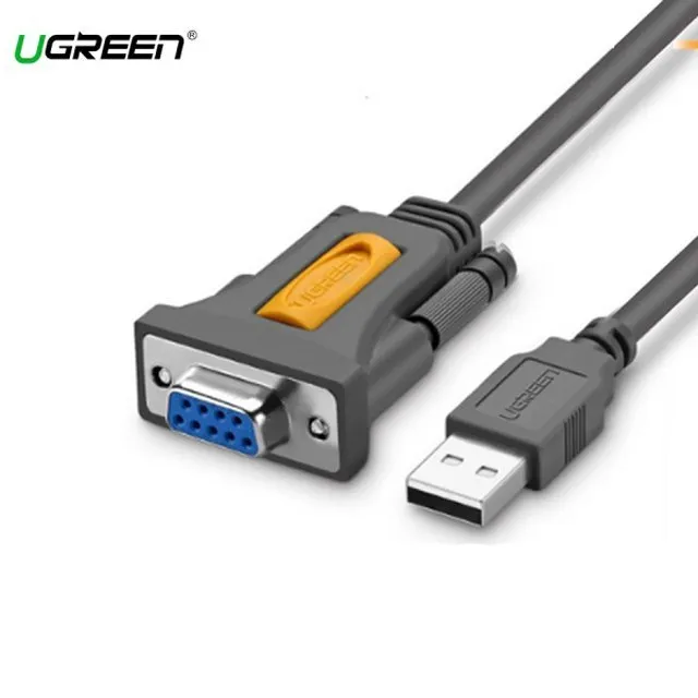 UGREEN | USB2.0 to DB9 RS232 FEMALE Cable 1.5m