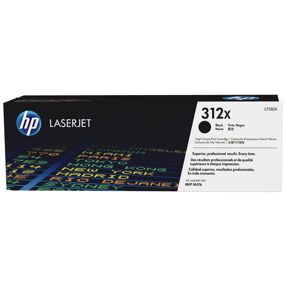 HP 312X Noir- Toner grande capacité HP LaserJet d'origine