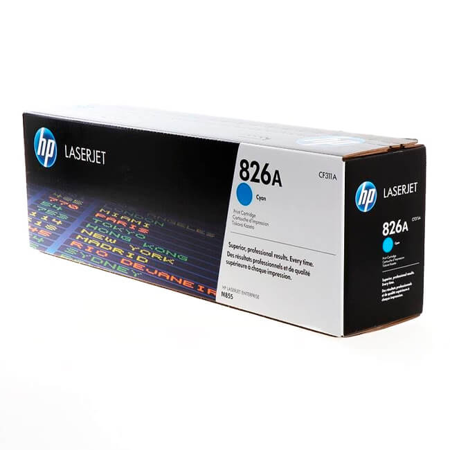 HP 826A Cyan  - Toner HP LaserJet d'origine