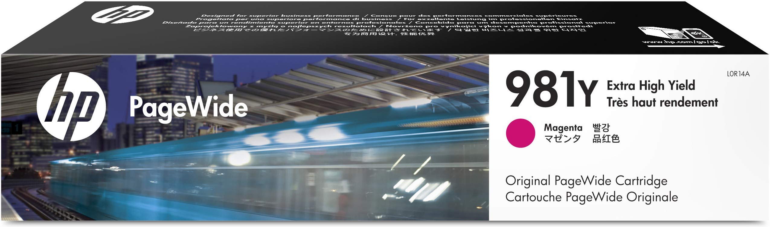 HP 981Y Magenta - Cartouche PageWide très haut rendement HP d'origine