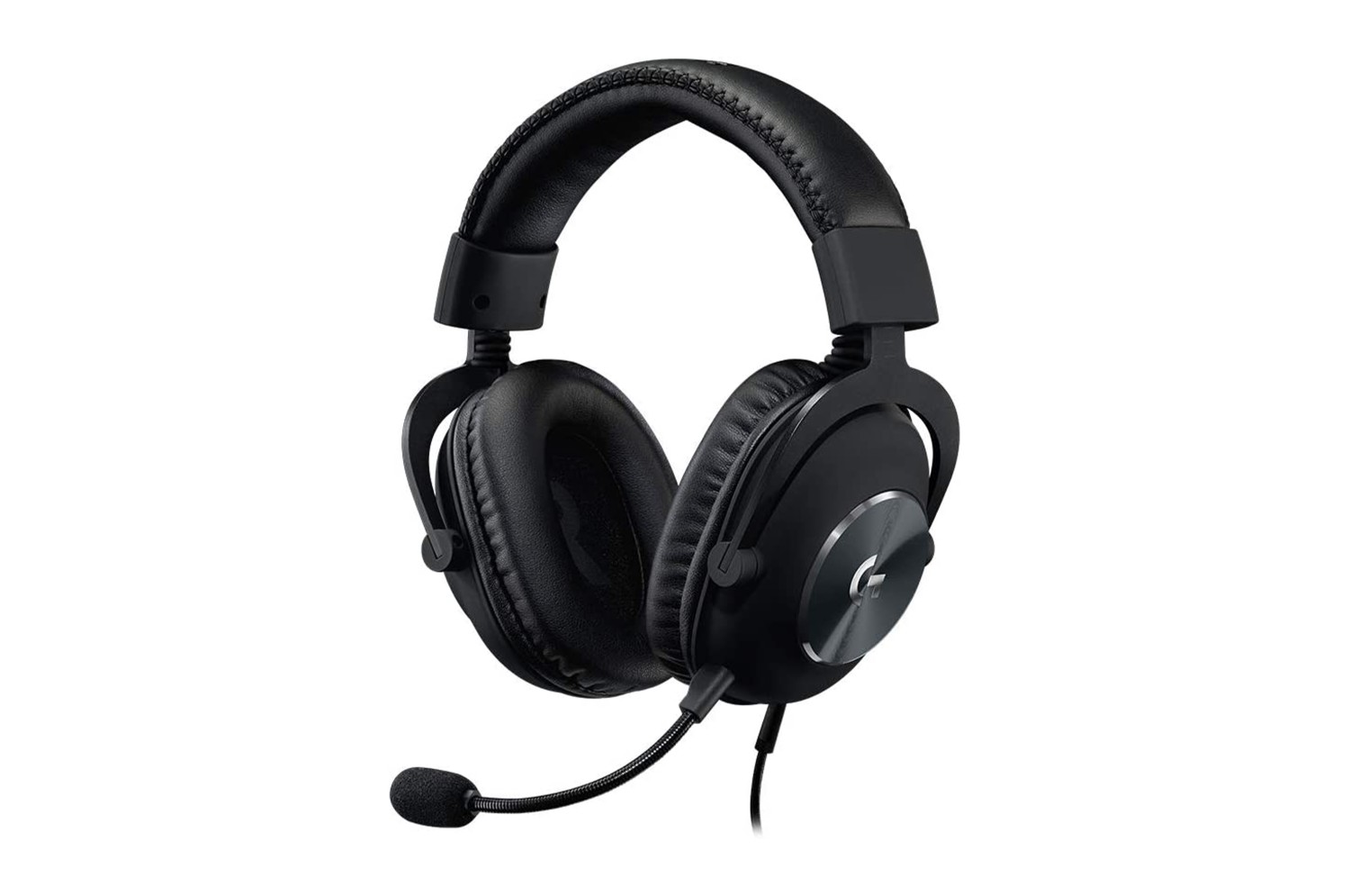 Casque de jeu filaire LOGITECH G PRO X avec micro bleu et DAC USB - Noir