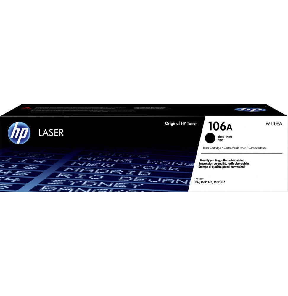 HP 106A Noir - Toner HP LaserJet d'origine