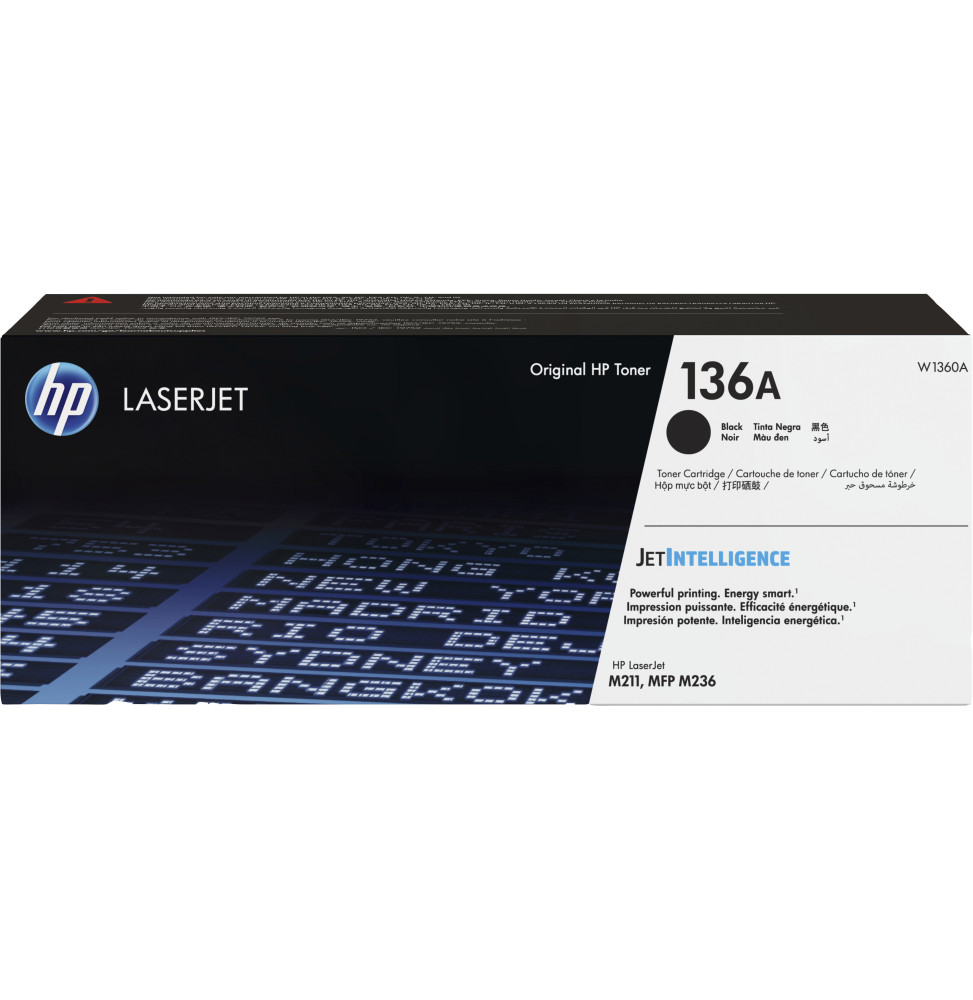 HP 136A Noir - Toner HP LaserJet d'origine