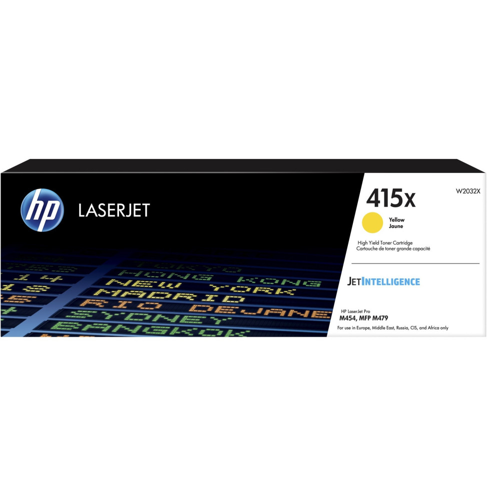 HP 415X Jaune - Toner HP d'origine à grande capacité