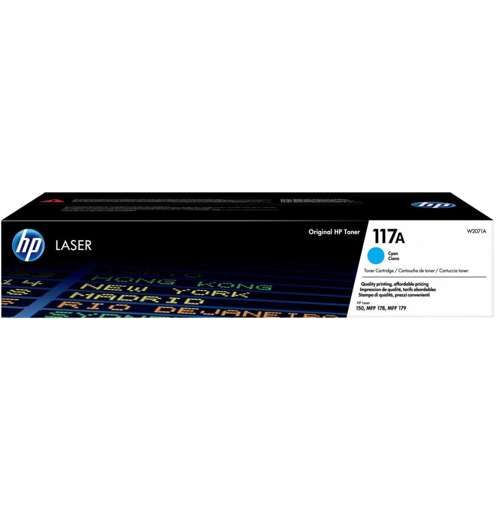 HP 117A Cyan - Toner HP LaserJet d'origine