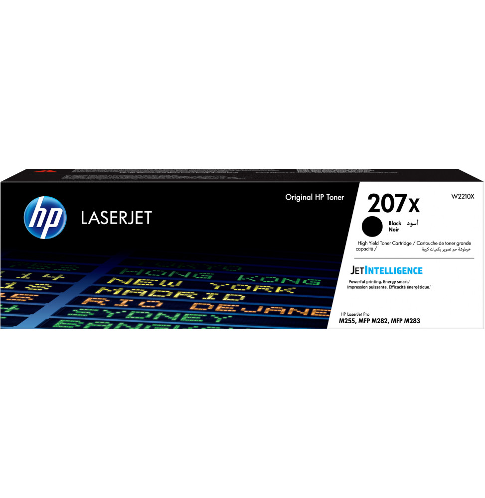 HP 207X Noir - Toner HP LaserJet d'origine à grande capacité