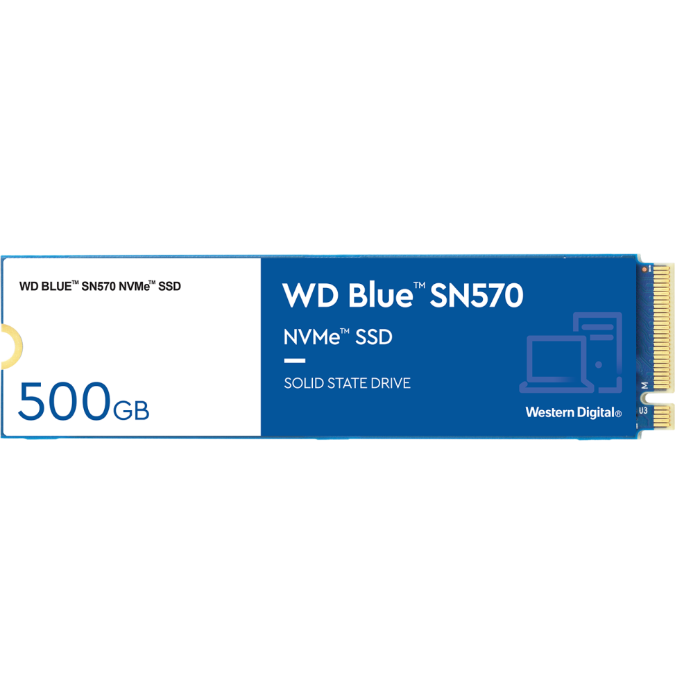 Disque dur interne SSD NVMe™ Western Digital Blue SN570 500 Go