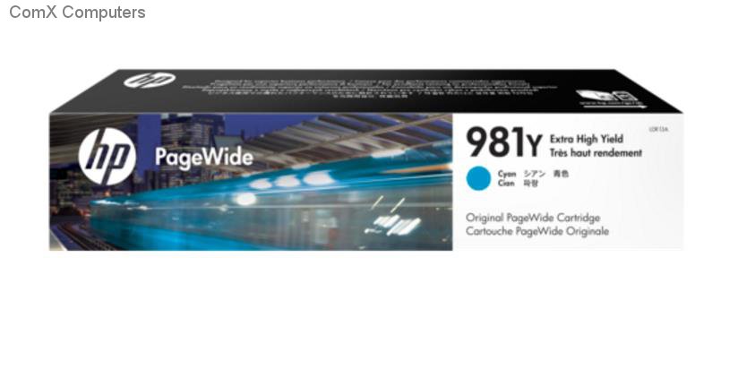 HP 981Y Cyan - Cartouche PageWide très haut rendement HP d'origine