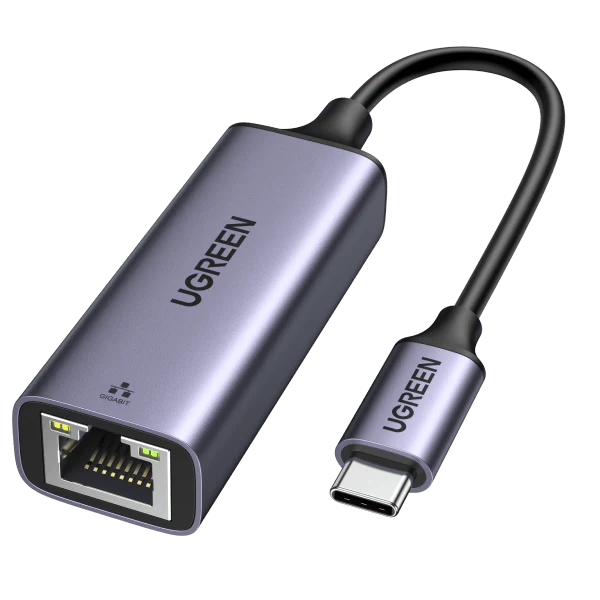 Ugreen Adaptateur Ethernet USB C vers RJ45