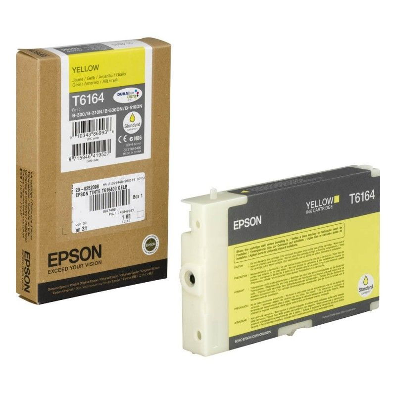 Epson T6164 Jaune - Cartouche d'encre Epson d'origine