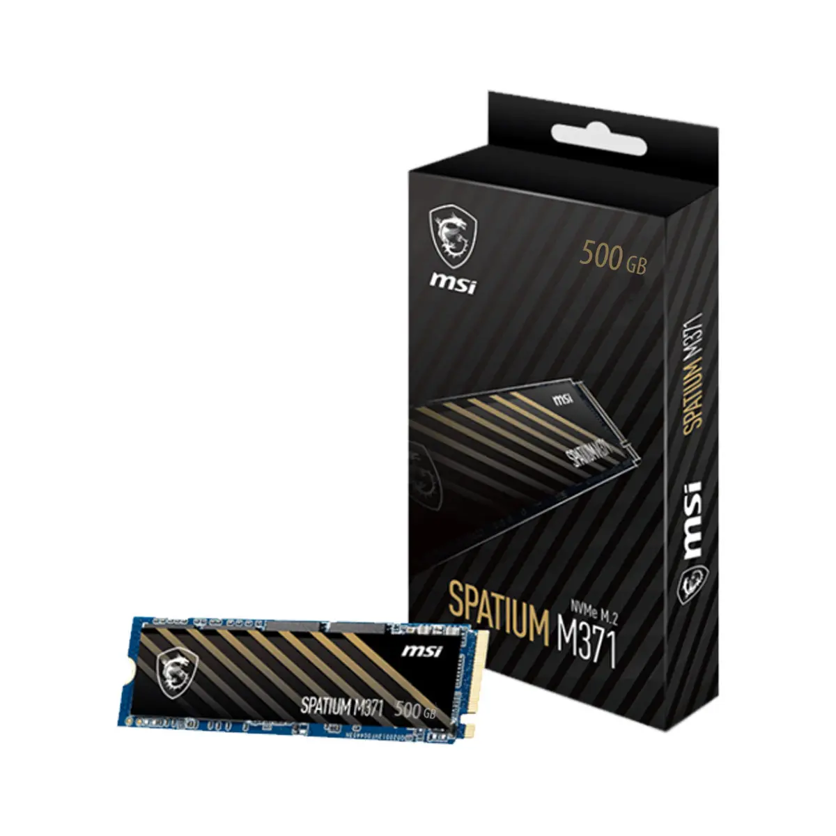 MSI Interne SPATIUM M371 SSD  NVMe M.2 500GB