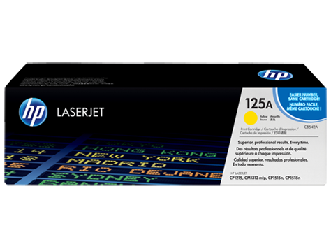 HP 125A Jaune  - Toner HP LaserJet d'origine