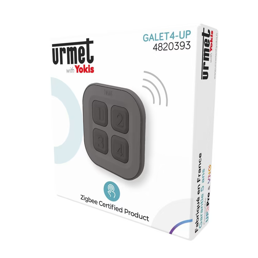 Télécommande YOKIS galet 4 touches Power design