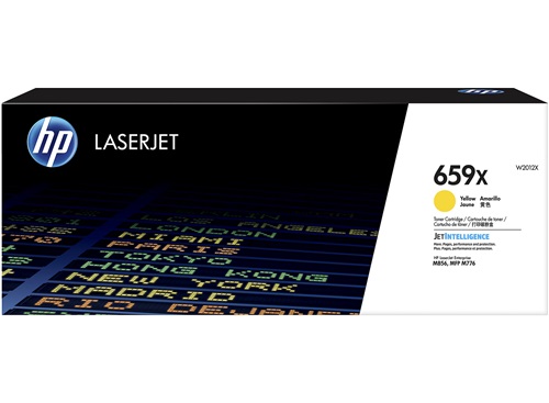 HP 659X - jaune - original - LaserJet - cartouche de toner