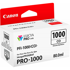 Canon PFI-1000 CO optimisation de chrominance - Cartouche d'encre Canon d'origine