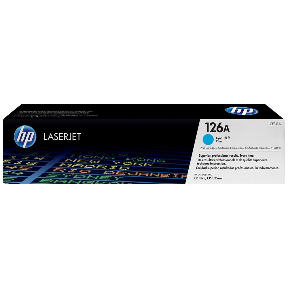 HP 126A CARTOUCHE DE TONER 1 PIÈCE(S) ORIGINAL CYAN