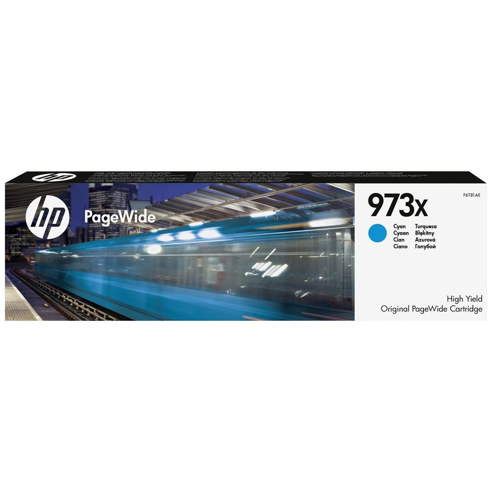 HP 973X Cyan - Cartouche PageWide grande capacité HP d'origine