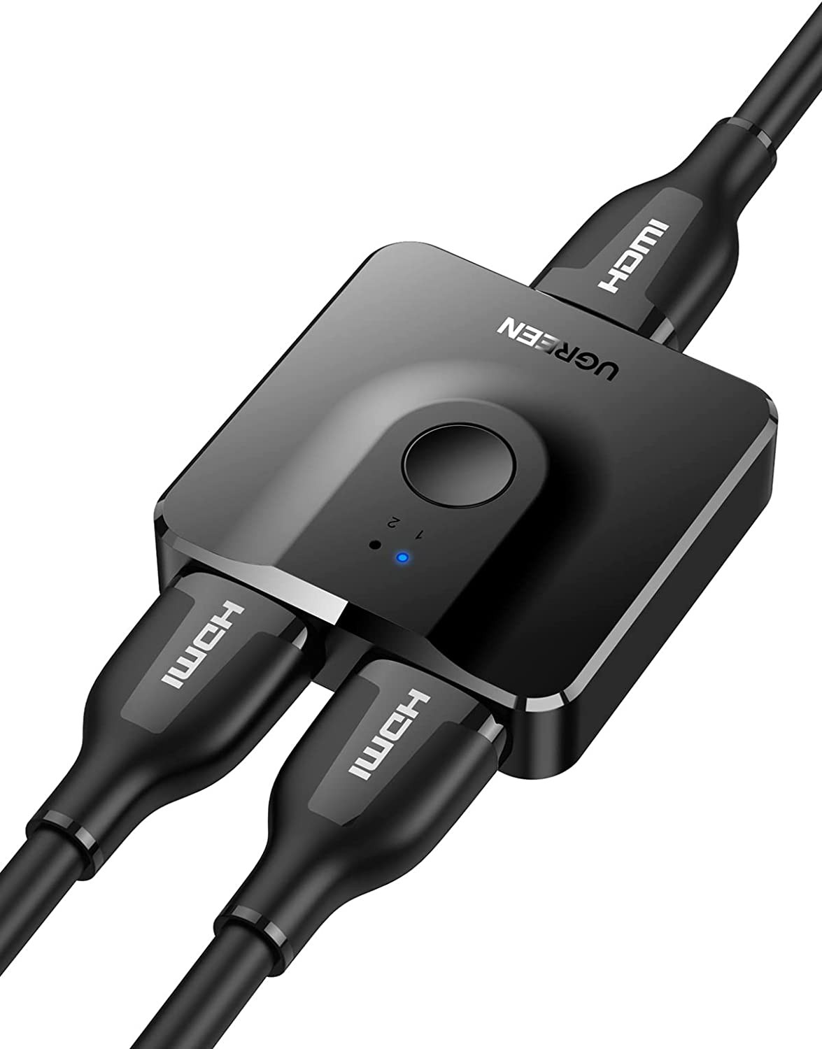UGREEN Commutateur HDMI 4K @ 60Hz avec câble HDMI de 3,3 pieds