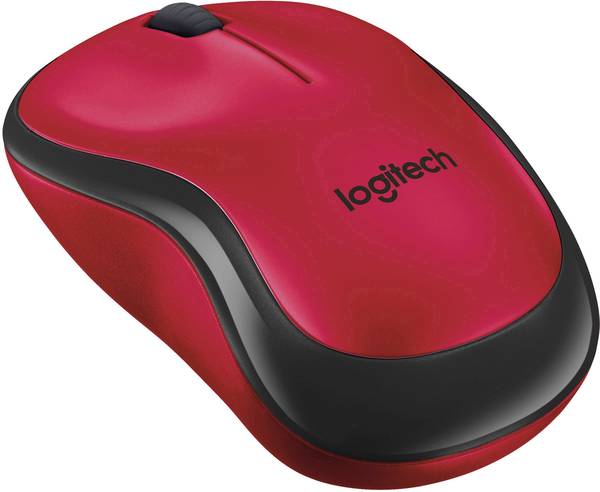 Logitech M220 Sans fil silencieuse (Rouge) : Souris sans fil silencieuse de couleur rouge