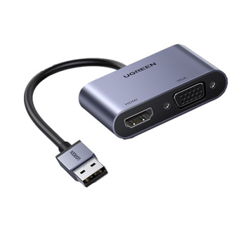 Convertisseur | USB3.0 to HDMI+VGA