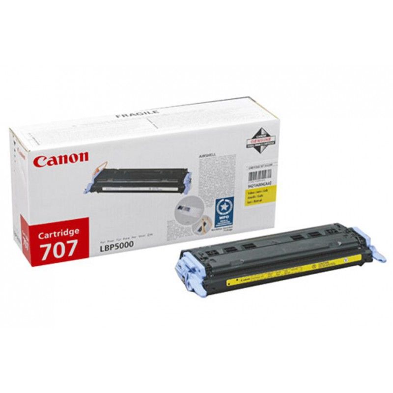 CANON 707 TONER ORIGINAL JAUNE