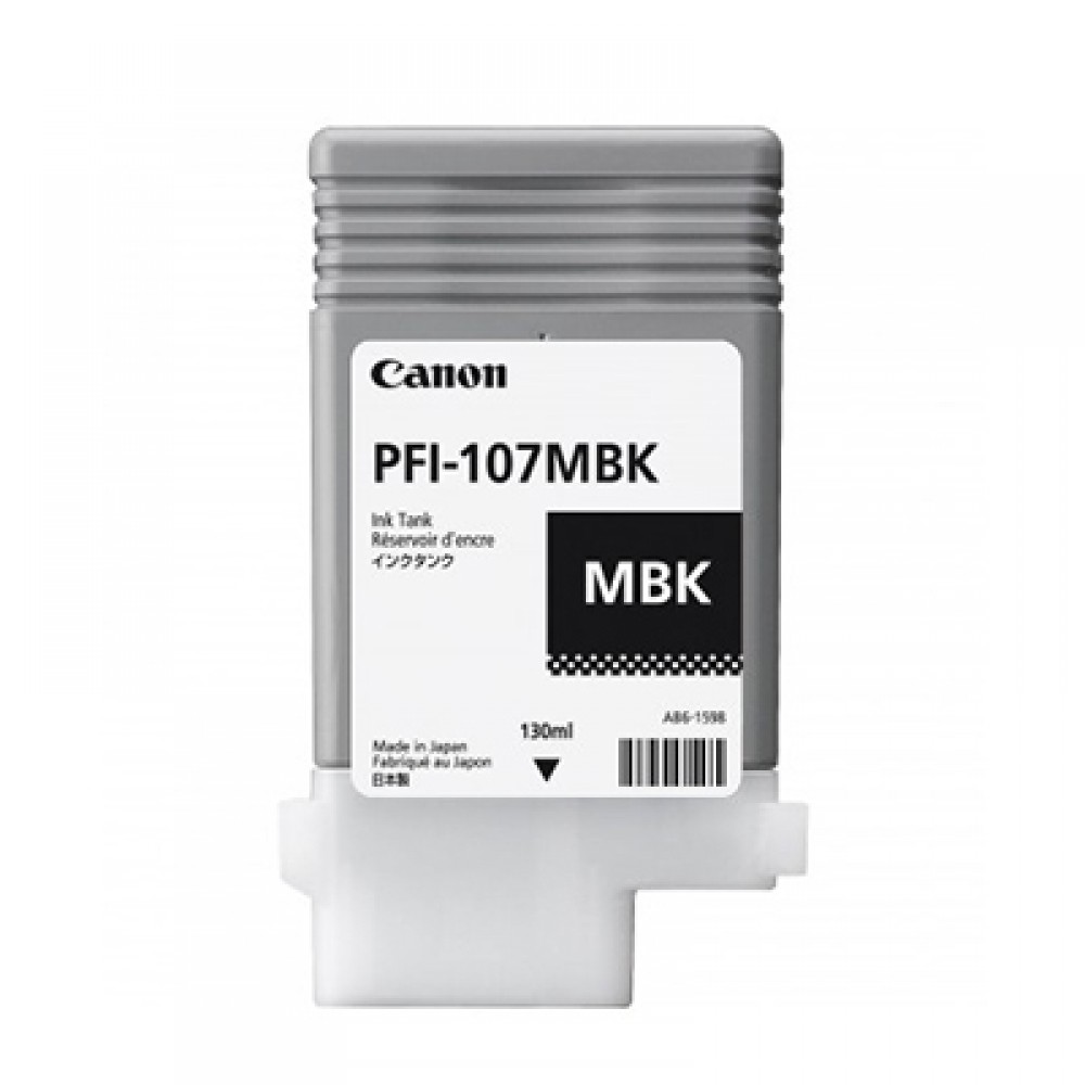 Canon PFI-107 MBK Noir Mat - Cartouche d'encre Canon d'origine