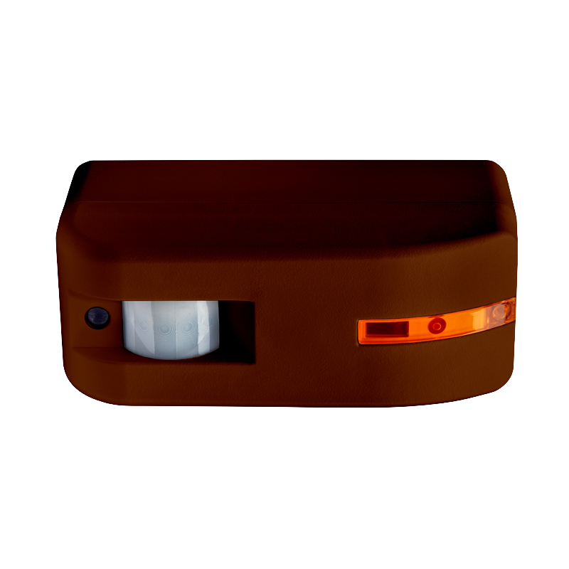 Détecteur à double technologie, avec anti-masquage, pour applications au centre de la fenêtre, couleur marron