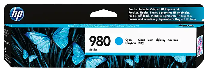 HP 980 Cyan - Cartouche d'encre HP d'origine