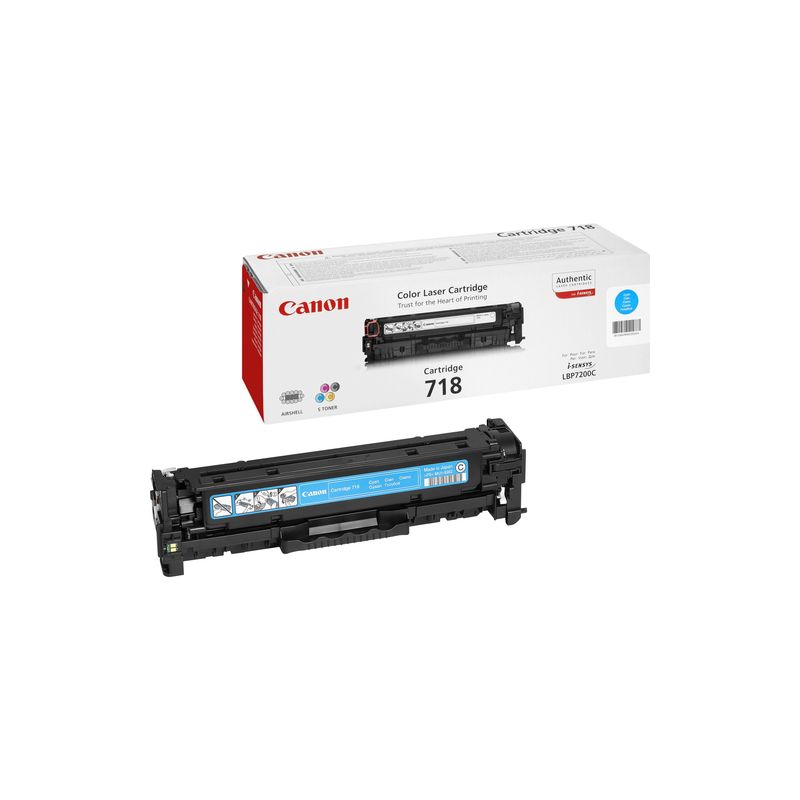 CANON 718 TONER ORIGINAL CYAN