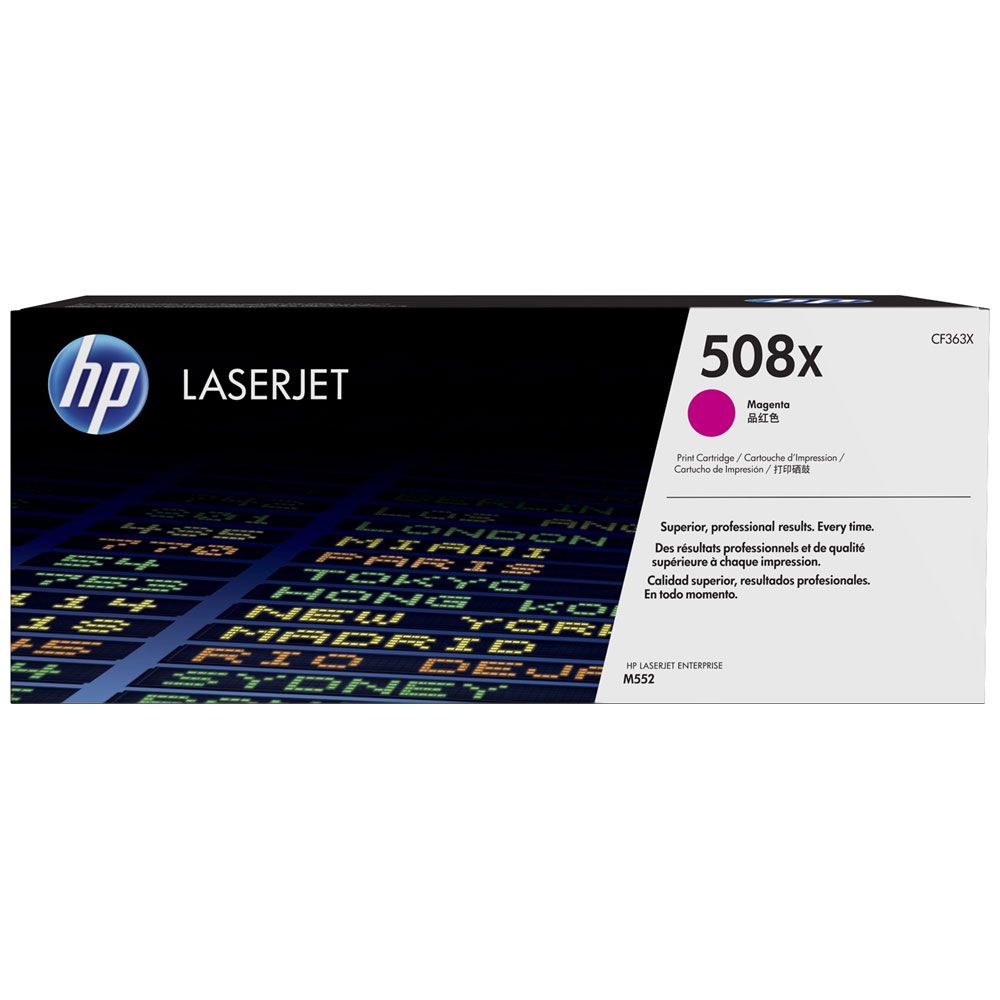 HP 508X Magenta  - Toner grande capacité HP LaserJet d'origine